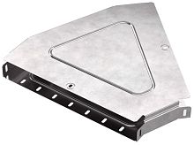 Угол для лотка горизонтальный с крышкой Промрукав Стандарт 45град. 400х50 картинка